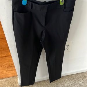 Loft work pants. Black, size 10, style is skinny